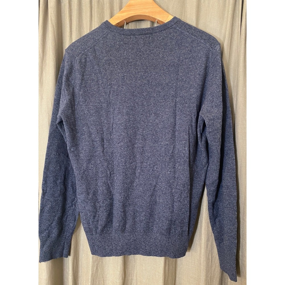 Banana Republic Mens Blue V Neck Long Sleeve‎ Sweater Size Large - Picture 2 of 10
